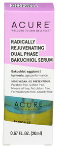 Acure, Radically Rejuvenating Dual Phase Bakuchiol Serum, 1 Each, 0.67 Oz Acure, Radically Rejuvenating Dual Phase Bakuchiol Serum, 1 Each, 0.67 Oz