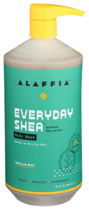 Alaffia, Everyday Shea Body Wash Vanilla Mint, 1 Each, 32 Oz Alaffia, Everyday Shea Body Wash Vanilla Mint, 1 Each, 32 Oz