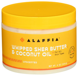 Alaffia, Whipped Shea Butter & Coconut Oil Unscented, 1 Each, 4 Oz Alaffia, Whipped Shea Butter & Coconut Oil Unscented, 1 Each, 4 Oz