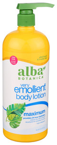Alba Botanica, Very Emollient Body Lotion Maximum, 1 Each, 32 Oz Alba Botanica, Very Emollient Body Lotion Maximum, 1 Each, 32 Oz