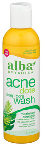 Alba Botanica, Natural Acne Dote Deep Pore Wash, 1 Each, 6 Oz Alba Botanica, Natural Acne Dote Deep Pore Wash, 1 Each, 6 Oz