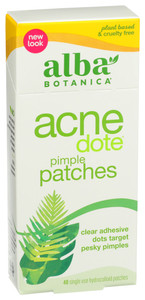 Alba Botanica, Acne Dote Pimple Patches, 1 Each, 40 Ct Alba Botanica, Acne Dote Pimple Patches, 1 Each, 40 Ct