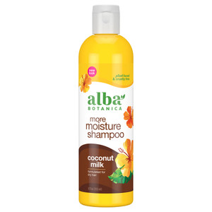 Alba Botanica, Coconut Milk More Moisture Shampoo Bottle, 1 Each, 12 Oz Alba Botanica, Coconut Milk More Moisture Shampoo Bottle, 1 Each, 12 Oz