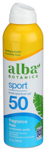 Alba Botanica, Sunscreen Cool Sport Spf 50, 1 Each, 6 Oz Alba Botanica, Sunscreen Cool Sport Spf 50, 1 Each, 6 Oz