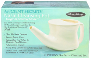 Ancient Secrets, Nasal Cleansing Pot Ceramic, 1 Each, 1 Ea Ancient Secrets, Nasal Cleansing Pot Ceramic, 1 Each, 1 Ea