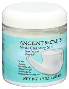 Ancient Secrets, Nasal Cleansing Pot Salt, 1 Each, 10 Oz Ancient Secrets, Nasal Cleansing Pot Salt, 1 Each, 10 Oz