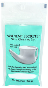 Ancient Secrets, Nasal Cleansing Pot Salt, 1 Each, 8 Oz Ancient Secrets, Nasal Cleansing Pot Salt, 1 Each, 8 Oz