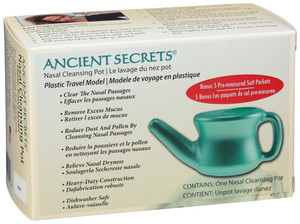 Ancient Secrets, Nasal Cleansing Neti Pot Plastic, 1 Each, 1 Each Ancient Secrets, Nasal Cleansing Neti Pot Plastic, 1 Each, 1 Each