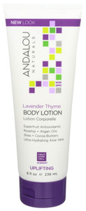 Andalou Naturals, Body Lotion Lavender Thyme Refreshing, 1 Each, 8 Oz Andalou Naturals, Body Lotion Lavender Thyme Refreshing, 1 Each, 8 Oz