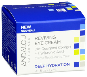 Andalou Naturals, Eye Cream Deep Hydration Reviving, 1 Each, 0.45 Oz Andalou Naturals, Eye Cream Deep Hydration Reviving, 1 Each, 0.45 Oz