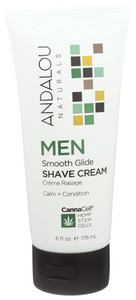 Andalou Naturals, Men's Smooth Glide Shave Cream, 1 Each, 6 Oz Andalou Naturals, Men's Smooth Glide Shave Cream, 1 Each, 6 Oz
