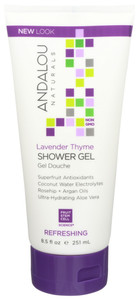 Andalou Naturals, Shower Gel Lavender Thyme Refreshing, 1 Each, 8.5 Oz Andalou Naturals, Shower Gel Lavender Thyme Refreshing, 1 Each, 8.5 Oz