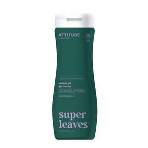 Attitude, Shower Gel Super Leaves Soothing White Tea Leaves, 1 Each, 16 Fl Oz Attitude, Shower Gel Super Leaves Soothing White Tea Leaves, 1 Each, 16 Fl Oz