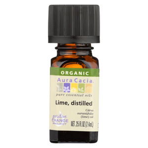 Aura Cacia, Organic Essential Oil Lime, 1 Each, 0.25 Oz Aura Cacia, Organic Essential Oil Lime, 1 Each, 0.25 Oz