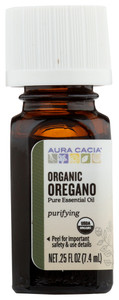 Aura Cacia, Organic Oregano Essential Oil, 1 Each, 0.25 Oz Aura Cacia, Organic Oregano Essential Oil, 1 Each, 0.25 Oz