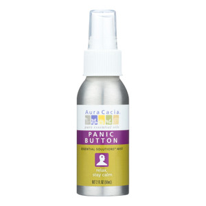 Aura Cacia, Essential Solutions Mist, Panic Button, 1 Each, 2 Oz Aura Cacia, Essential Solutions Mist, Panic Button, 1 Each, 2 Oz