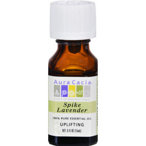 Aura Cacia, Pure Essential Oil Spike Lavender, 1 Each, 0.5 Oz Aura Cacia, Pure Essential Oil Spike Lavender, 1 Each, 0.5 Oz