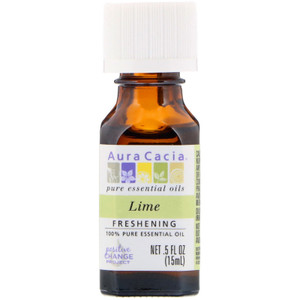 Aura Cacia, Pure Essential Oil Lime, 1 Each, 0.5 Oz Aura Cacia, Pure Essential Oil Lime, 1 Each, 0.5 Oz
