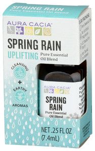 Aura Cacia, Spring Rain Essential Oil, Case Of 1, 0.25 Oz Aura Cacia, Spring Rain Essential Oil, Case Of 1, 0.25 Oz