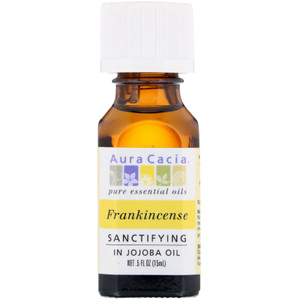 Aura Cacia, Frankincense In Jojoba Oil, 1 Each, 0.5 Oz