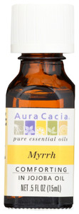 Aura Cacia, Myrrh In Jojoba Oil, 1 Each, 0.5 Oz Aura Cacia, Myrrh In Jojoba Oil, 1 Each, 0.5 Oz