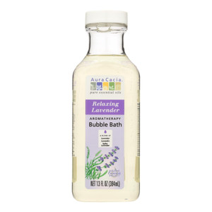 Aura Cacia, Aromatherapy Bubble Bath, Relaxing Lavender, 1 Each, 13 Oz Aura Cacia, Aromatherapy Bubble Bath, Relaxing Lavender, 1 Each, 13 Oz