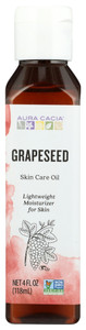 Aura Cacia, Natural Skin Care Oil Grapeseed, 1 Each, 4 Oz Aura Cacia, Natural Skin Care Oil Grapeseed, 1 Each, 4 Oz