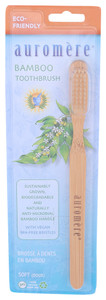 Auromere, Toothbrush Bamboo, Case Of 6, 1 Ct Auromere, Toothbrush Bamboo, Case Of 6, 1 Ct
