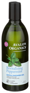 Avalon Organics, Bath And Shower Gel Peppermint, 1 Each, 12 Oz Avalon Organics, Bath And Shower Gel Peppermint, 1 Each, 12 Oz