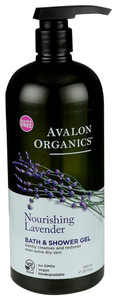 Avalon Organics, Bath And Shower Gel Lavender, 1 Each, 32 Oz Avalon Organics, Bath And Shower Gel Lavender, 1 Each, 32 Oz