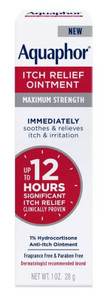 Aquaphor Itch Relief Ointment Maximum Strength 1Oz Aquaphor Itch Relief Ointment Maximum Strength 1Oz