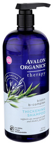 Avalon Organics, Thickening Shampoo Biotin B Complex, 1 Each, 32 Oz Avalon Organics, Thickening Shampoo Biotin B Complex, 1 Each, 32 Oz