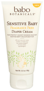 Babo Botanicals, Sensitive Baby Diaper Cream Fragrance Free, 1 Each, 3 Oz Babo Botanicals, Sensitive Baby Diaper Cream Fragrance Free, 1 Each, 3 Oz