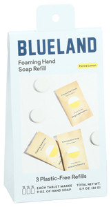 Blueland, Foaming Hand Soap Refills Perrine Lemon, 1 Each, 0.9 Oz Blueland, Foaming Hand Soap Refills Perrine Lemon, 1 Each, 0.9 Oz