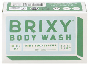 Brixy, Body Wash Bar Mint Euclyptus, 1 Each, 4 Oz Brixy, Body Wash Bar Mint Euclyptus, 1 Each, 4 Oz