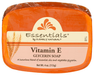 Clearly Natural, Glycerin Bar Soap, Vitamin E, 1 Each, 4 Oz