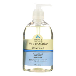 Clearly Natural, Glycerin Liquid Hand Soap, Unscented, 1 Each, 12 Oz Clearly Natural, Glycerin Liquid Hand Soap, Unscented, 1 Each, 12 Oz