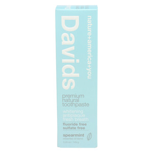 David's, David's Premium Toothpaste Spearmint, 1 Each, 5.25 Oz David's, David's Premium Toothpaste Spearmint, 1 Each, 5.25 Oz