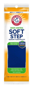 Arm & Hammer Soft Step Memory Foam Insoles (M 8-14/W 6-10) Arm & Hammer Soft Step Memory Foam Insoles (M 8-14/W 6-10)