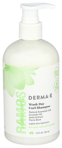 Derma E, Wash Day Curl Shampoo, Case Of 1, 12 Oz Derma E, Wash Day Curl Shampoo, Case Of 1, 12 Oz