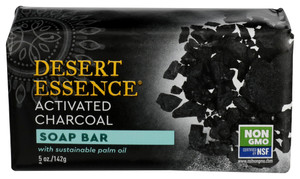 Desert Essence, Soap Bar Activated Charcoal, 1 Each, 5 Oz Desert Essence, Soap Bar Activated Charcoal, 1 Each, 5 Oz