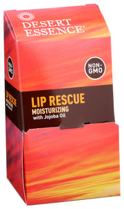 Desert Essence, Lip Rescue Moisturizing Lip Balm, Case Of 24, .15 Oz Desert Essence, Lip Rescue Moisturizing Lip Balm, Case Of 24, .15 Oz
