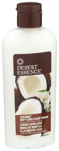 Desert Essence, Soft Curls Hair Cream Coconut, 1 Each, 6.4 Oz Desert Essence, Soft Curls Hair Cream Coconut, 1 Each, 6.4 Oz