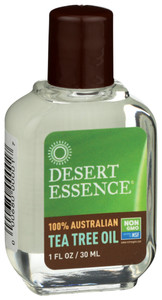 Desert Essence, 100 % Pure Australian Tea Tree Oil, 1 Each, 1 Fl Oz Desert Essence, 100 % Pure Australian Tea Tree Oil, 1 Each, 1 Fl Oz