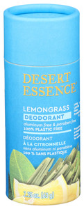 Desert Essence, Lemongrass Deodorant, Case Of 1, 2.25 Oz Desert Essence, Lemongrass Deodorant, Case Of 1, 2.25 Oz