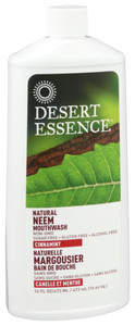 Desert Essence, Mouthwash Natural Neem Cinnamint, 1 Each, 16 Oz Desert Essence, Mouthwash Natural Neem Cinnamint, 1 Each, 16 Oz