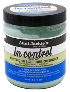 Aunt Jackies In Control Moist/ Soften Conditioner 15Oz Jar Aunt Jackies In Control Moist/ Soften Conditioner 15Oz Jar