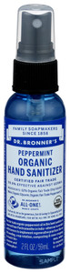 Dr. Bronner's, All One Hand Sanitizer Spray Peppermint Organic, Case Of 12, 2 Fl Oz Dr. Bronner's, All One Hand Sanitizer Spray Peppermint Organic, Case Of 12, 2 Fl Oz