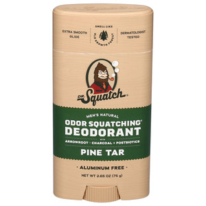 Dr. Squatch, Pine Tar Odor Squatching Deodorant, Case Of 1, 2.65 Oz Dr. Squatch, Pine Tar Odor Squatching Deodorant, Case Of 1, 2.65 Oz