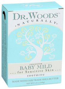 Dr. Woods, Naturally Bar Soap Baby Mild Unscented, 1 Each, 5.25 Oz Dr. Woods, Naturally Bar Soap Baby Mild Unscented, 1 Each, 5.25 Oz